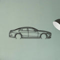 Mercedes CLS Classic Silhouette Metal Wall Art - Tinvibe