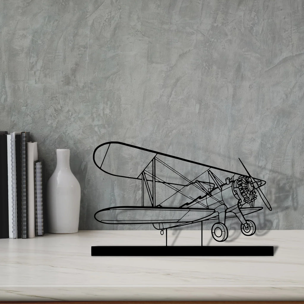 model-75 Silhouette Metal Art Stand - Tinvibe