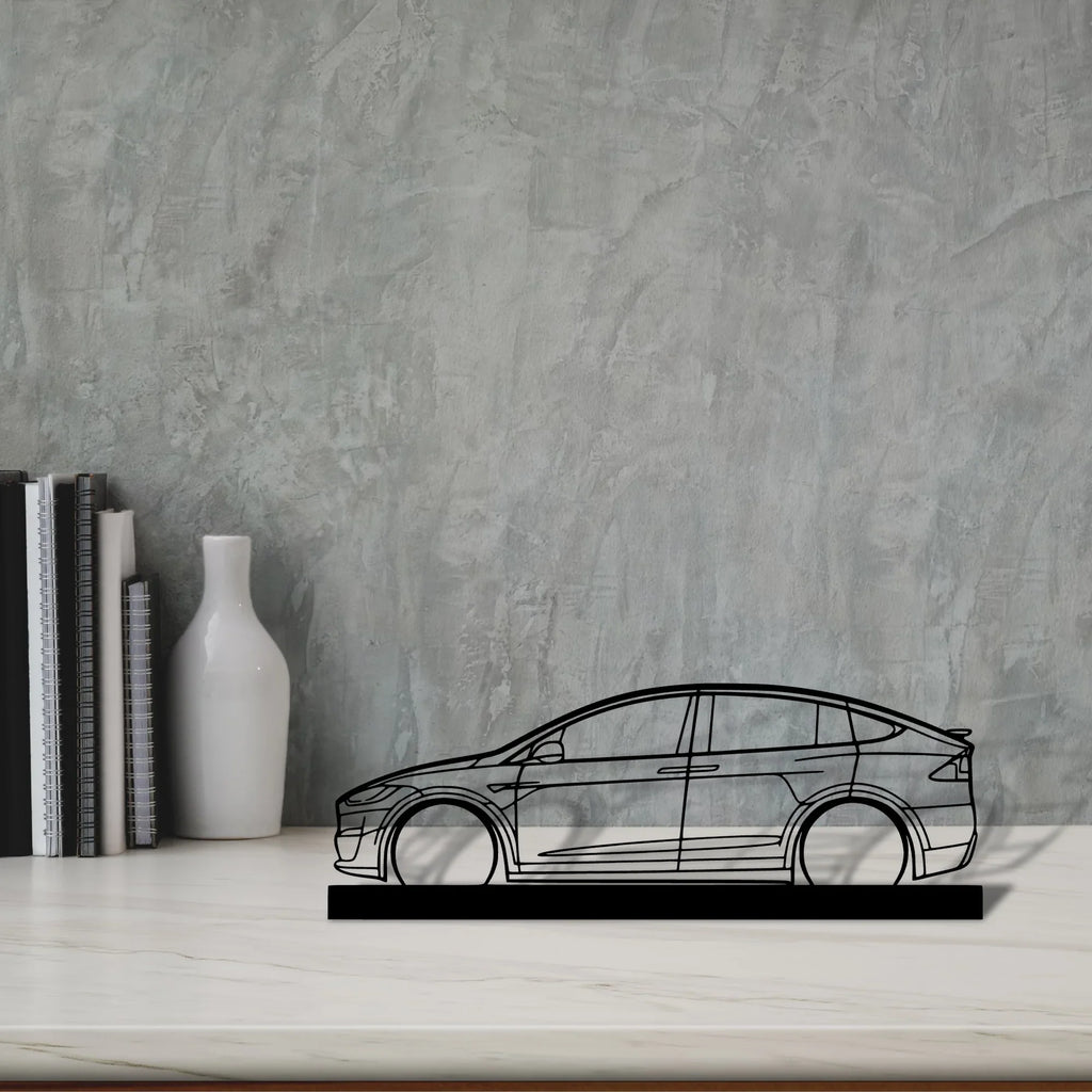 model-x Silhouette Metal Art Stand - Tinvibe