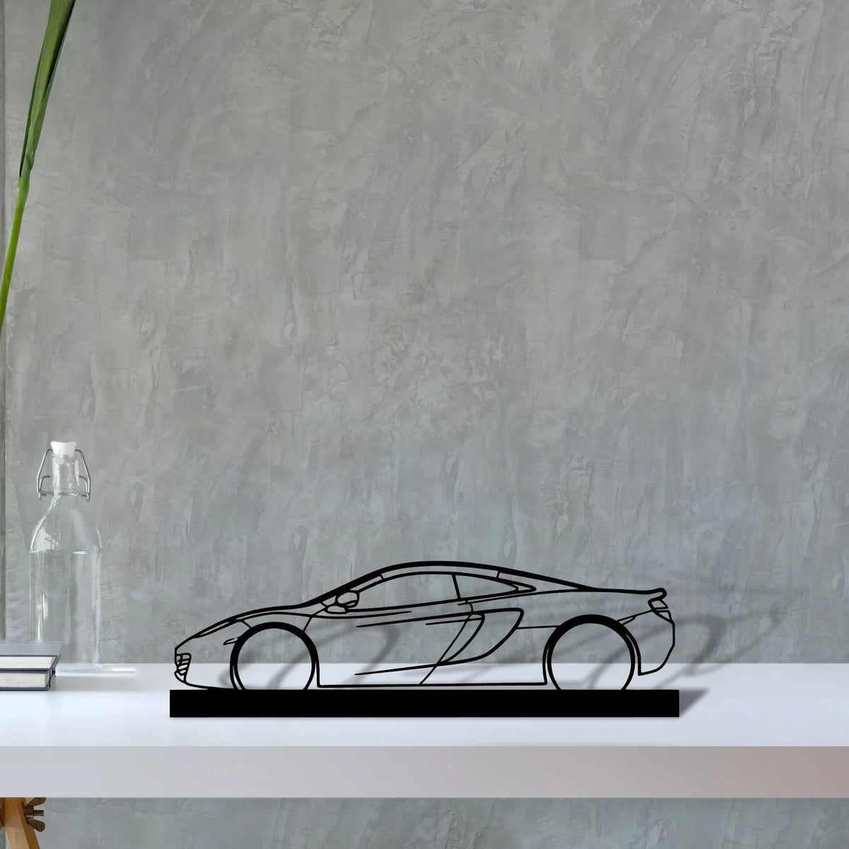 mp4-12c Silhouette Metal Art Stand - Tinvibe
