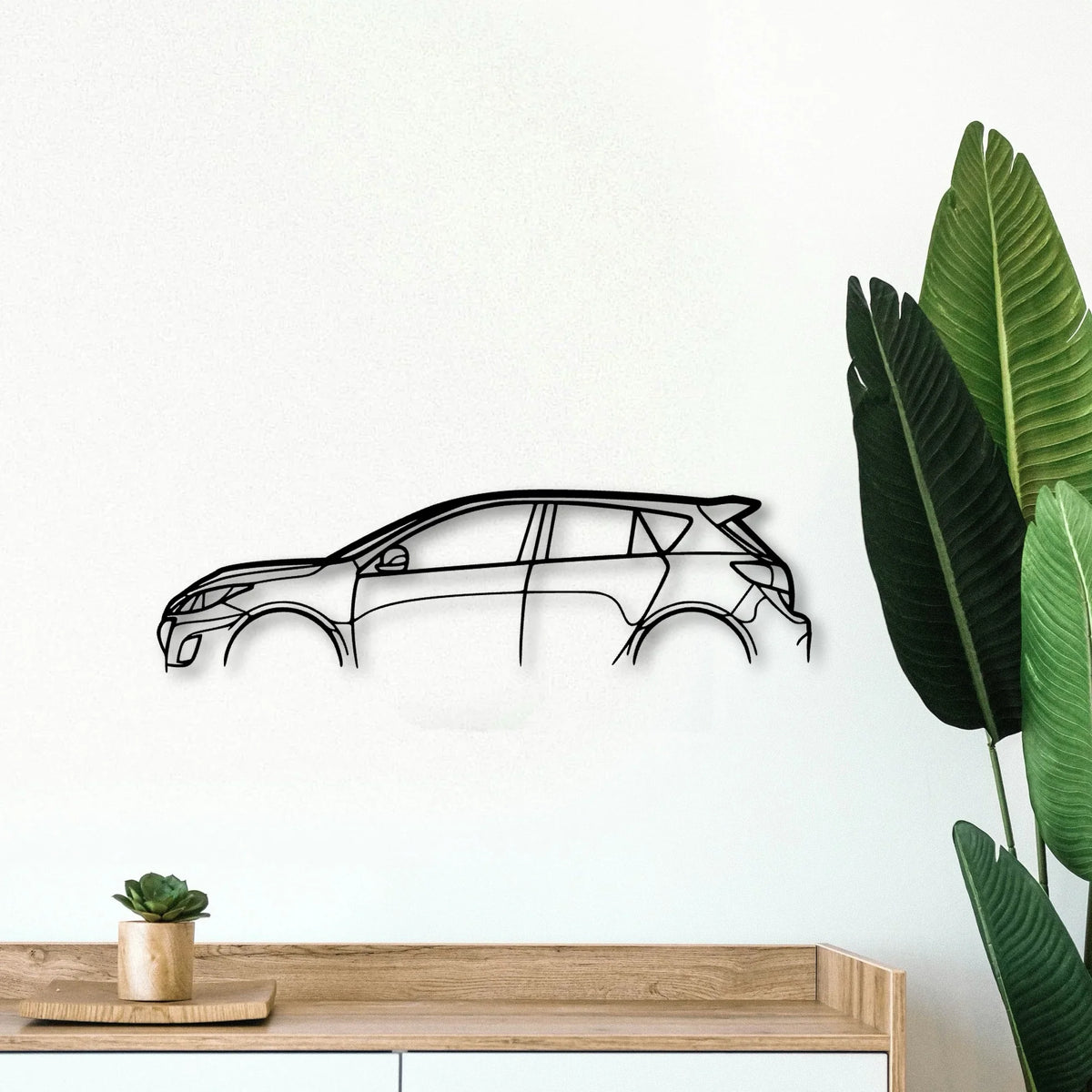 Mspeed 3 Classic Silhouette Metal Wall Art - Tinvibe