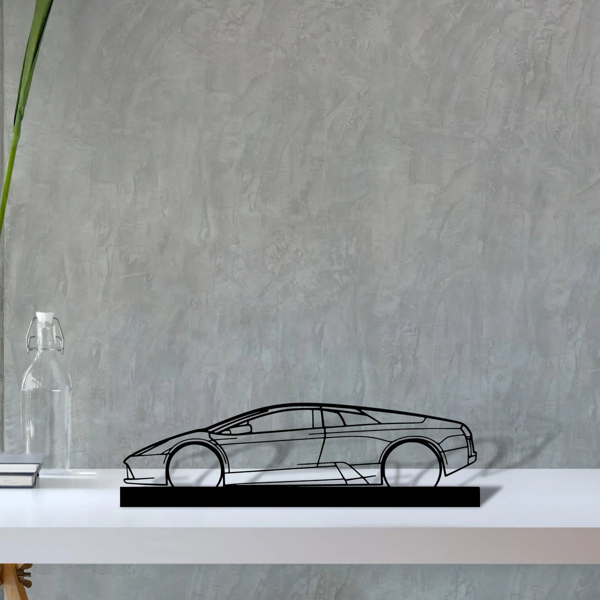 murcielago Silhouette Metal Art Stand - Tinvibe