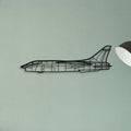 P 47D Classic Aircraft Silhouette Metal Wall Art - Tinvibe