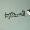 PA 30 Twin Comanche Classic Aircraft Silhouette Metal Wall Art - Tinvibe