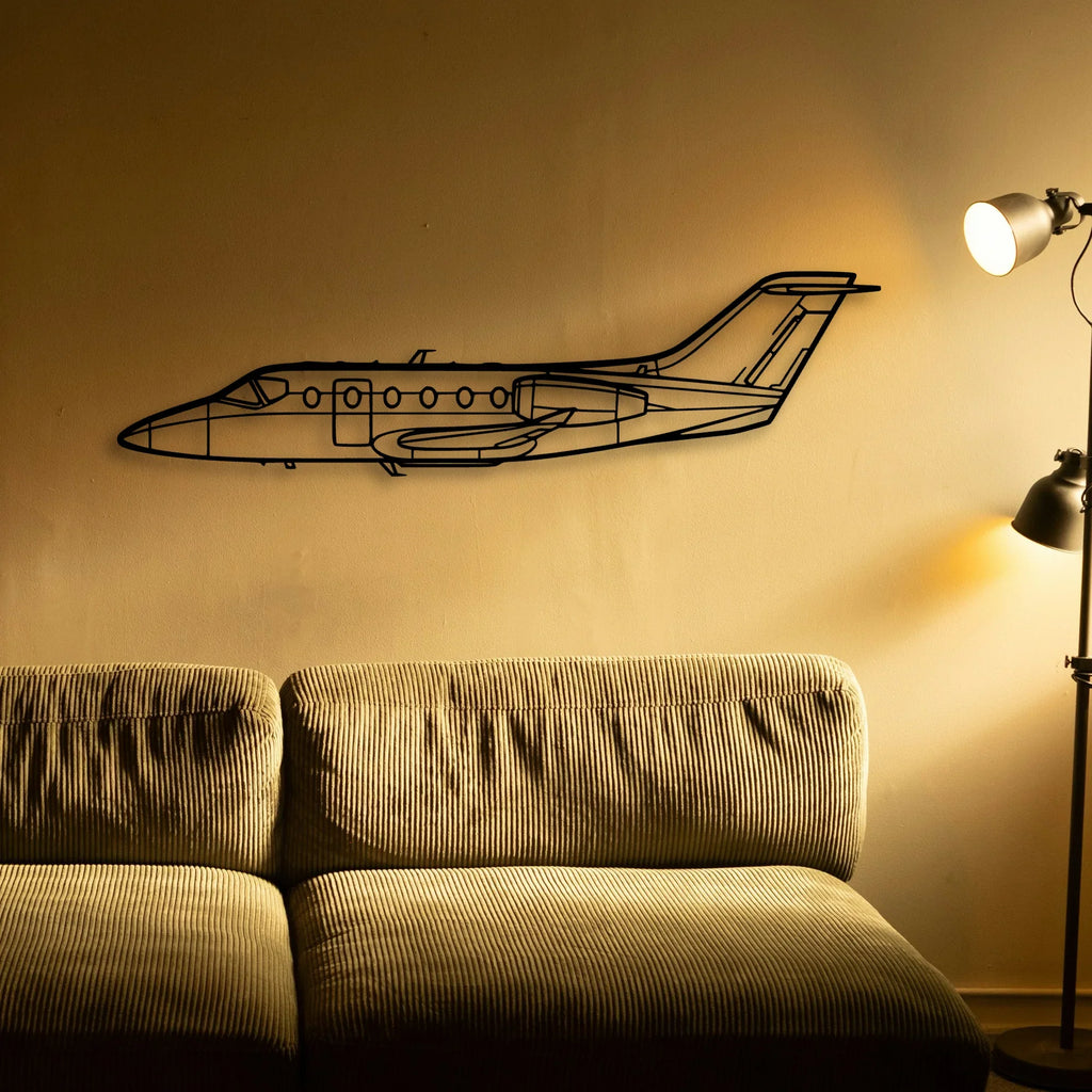 Phenom 300 Classic Aircraft Silhouette Metal Wall Art - Tinvibe