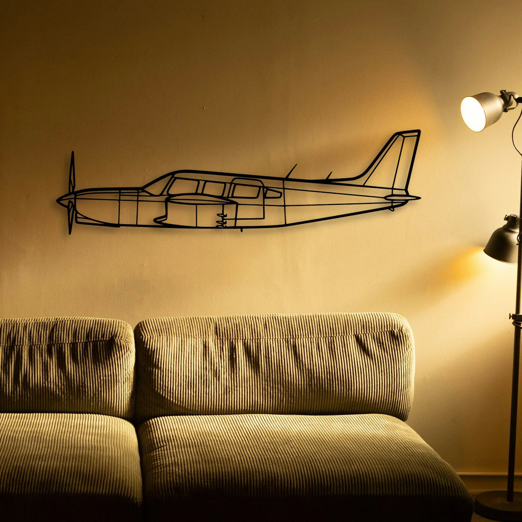 Praetor 600 Classic Aircraft Silhouette Metal Wall Art - Tinvibe
