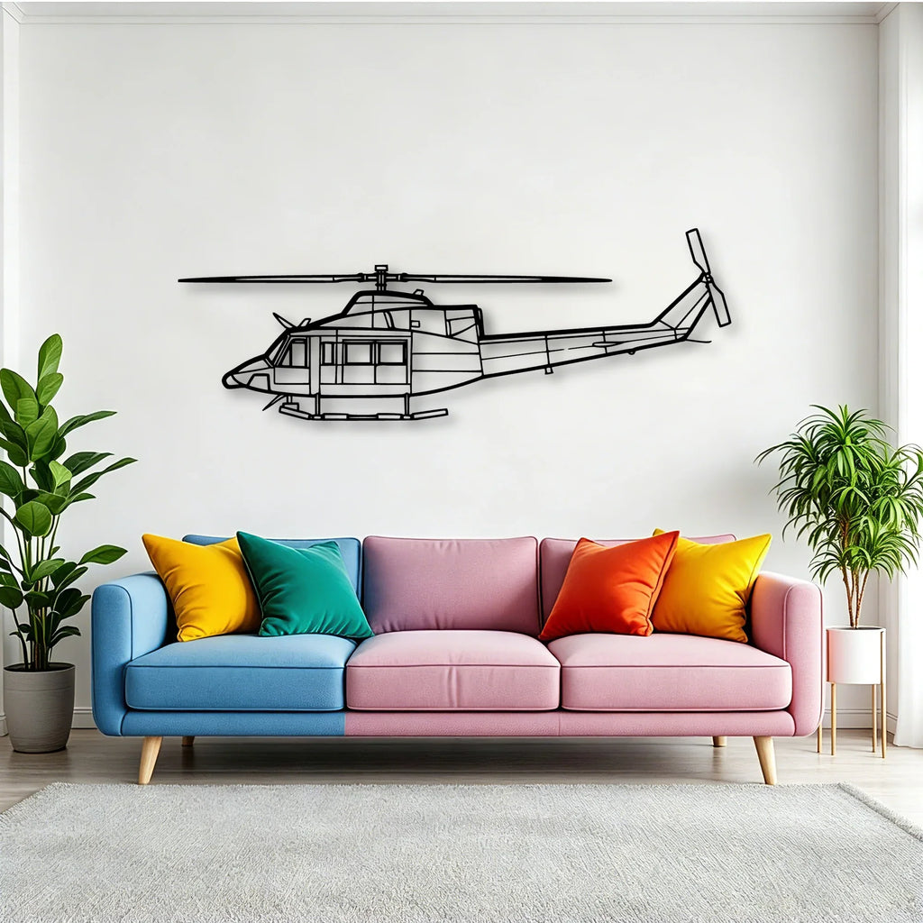 Rafale Classic Aircraft Silhouette Metal Wall Art - Tinvibe