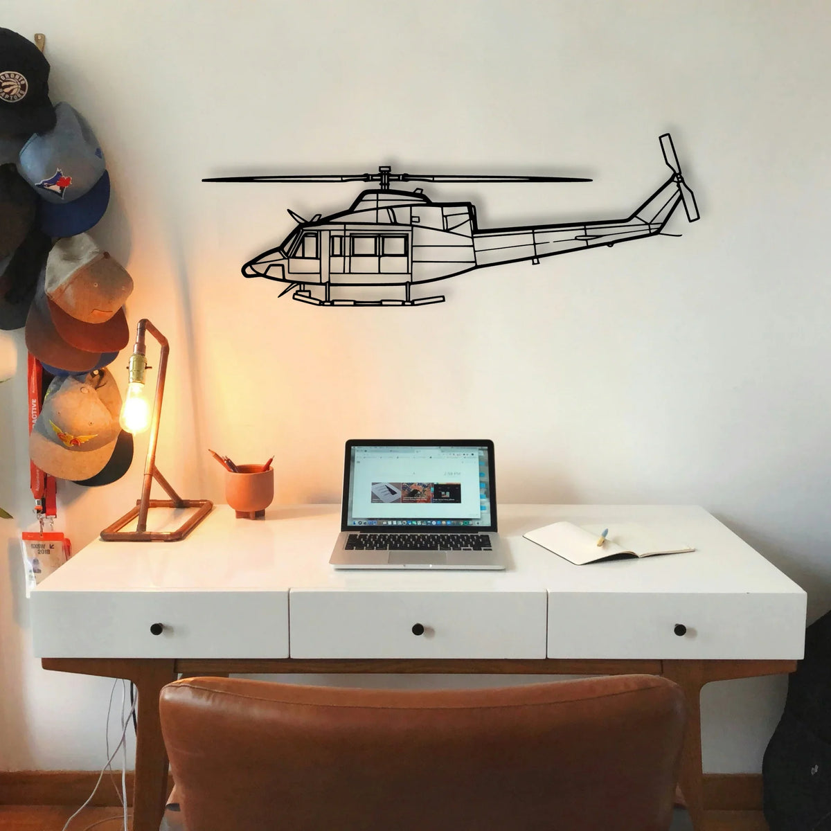 Rafale Classic Aircraft Silhouette Metal Wall Art - Tinvibe