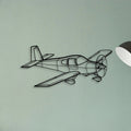 Rv 10 2 Classic Aircraft Silhouette Metal Wall Art - Tinvibe