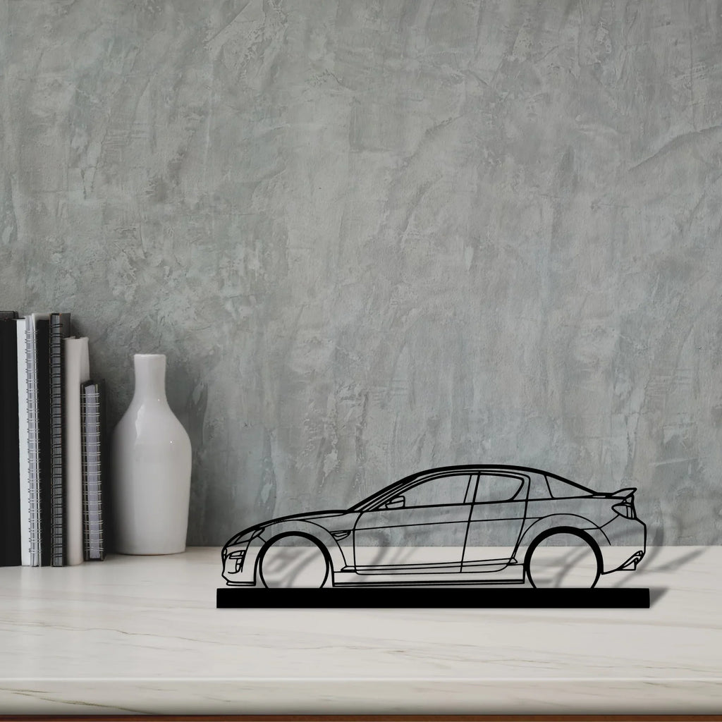 rx8 Silhouette Metal Art Stand - Tinvibe