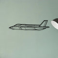 Spitfire Mk Ix Classic Aircraft Silhouette Metal Wall Art - Tinvibe
