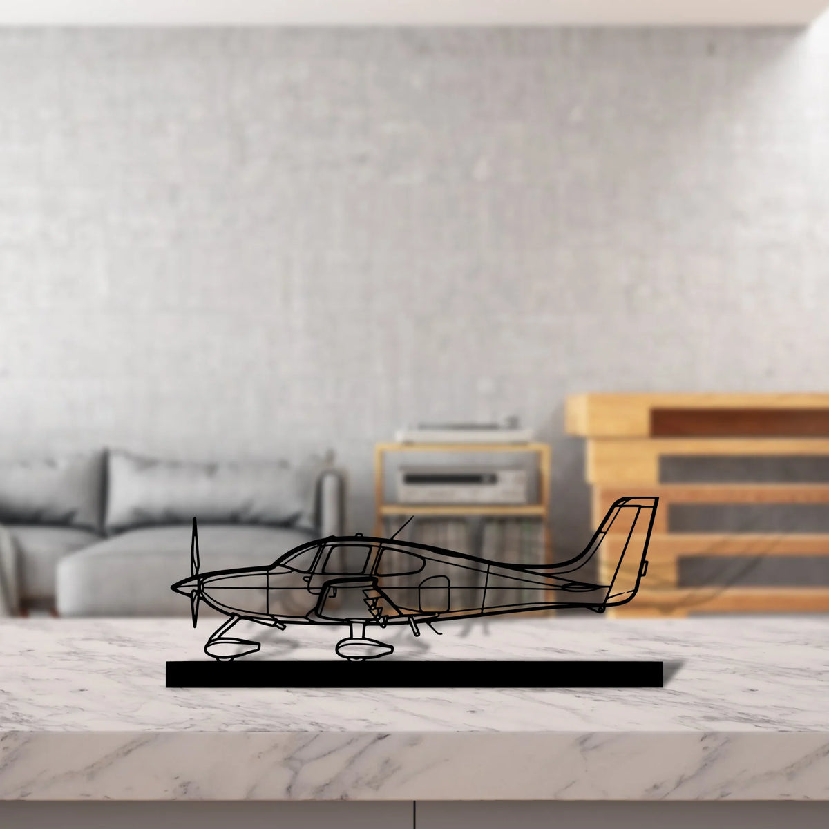sr22-2 Silhouette Metal Art Stand - Tinvibe
