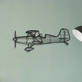 Starduster Too Classic Aircraft Silhouette Metal Wall Art - Tinvibe