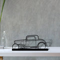 street-rod-1932 Silhouette Metal Art Stand - Tinvibe