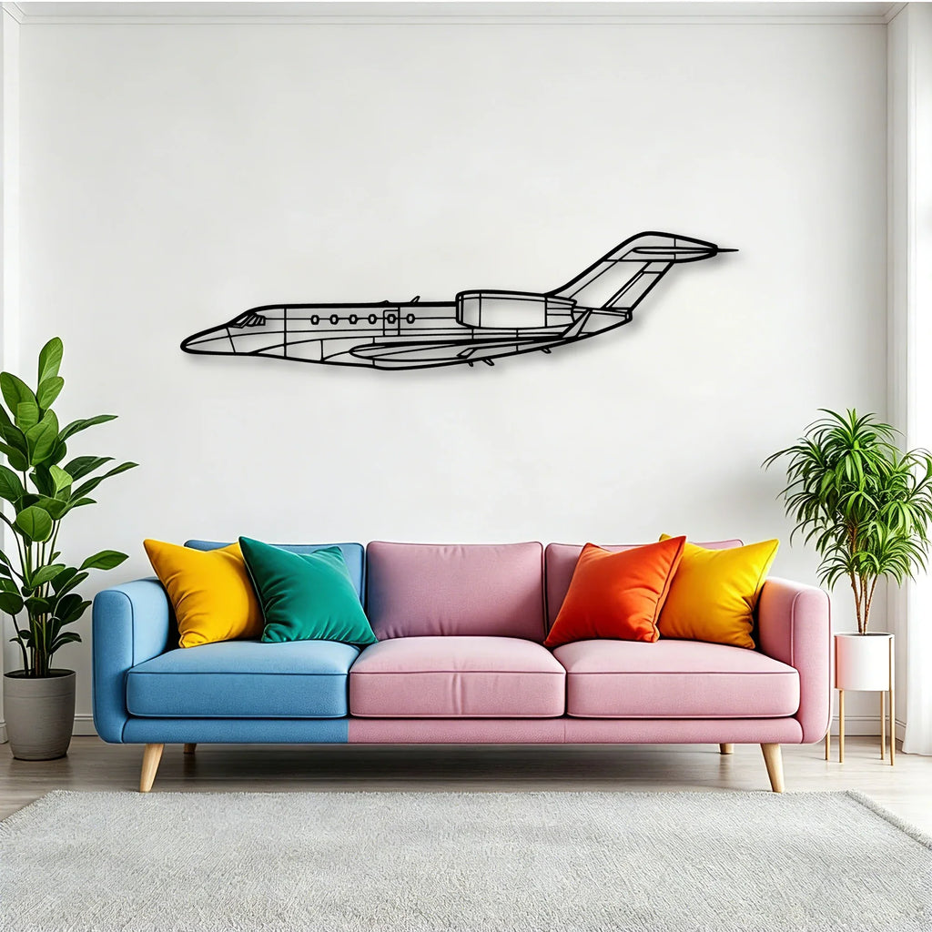Super Petrel Ls 2 Classic Aircraft Silhouette Metal Wall Art - Tinvibe