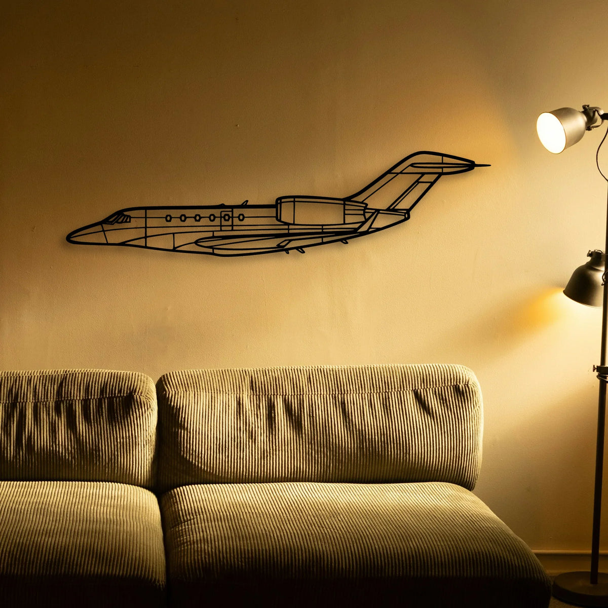 Super Petrel Ls 2 Classic Aircraft Silhouette Metal Wall Art - Tinvibe