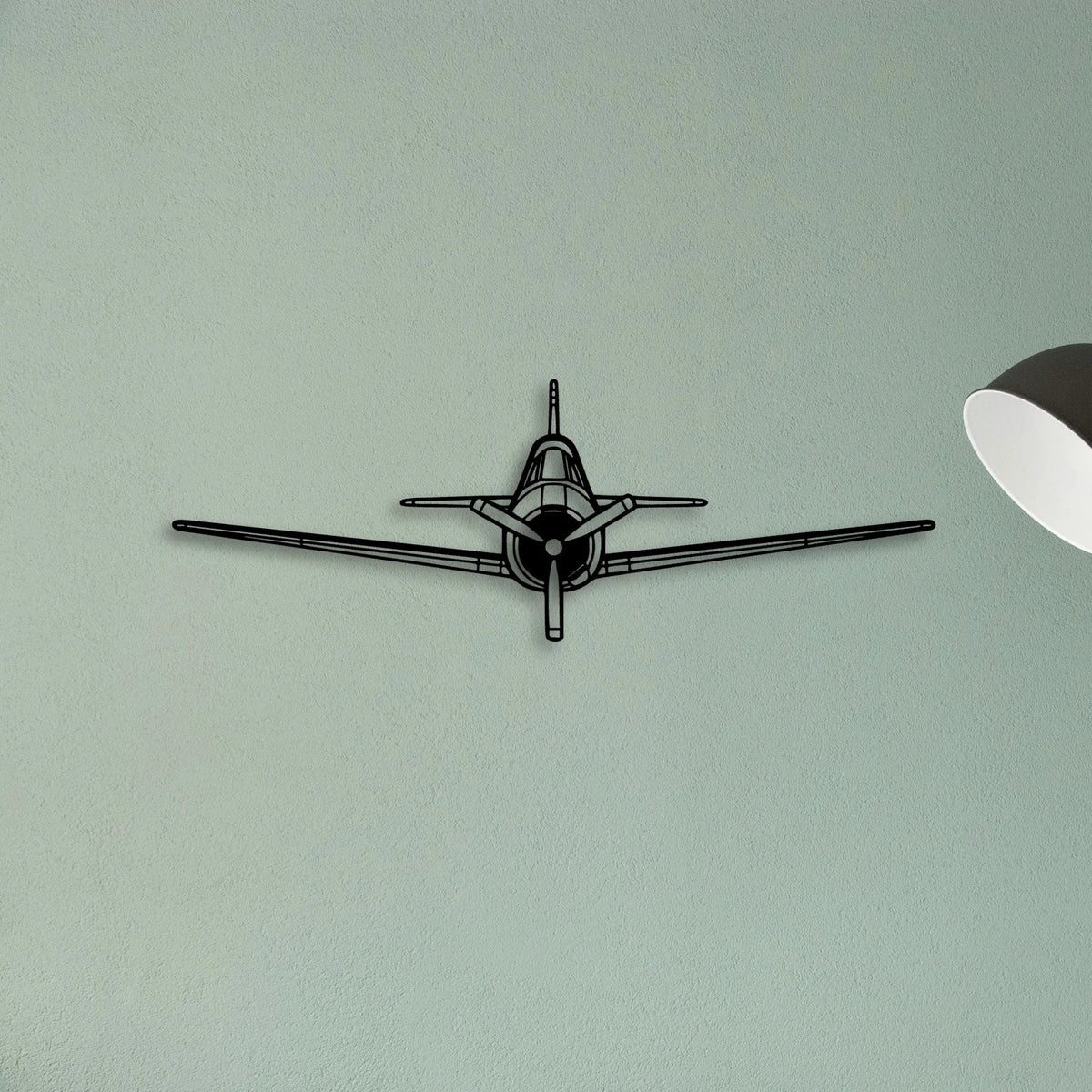 T 28 Trojan Classic Aircraft Silhouette Metal Wall Art - Tinvibe