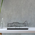 t-6g-texan-2 Silhouette Metal Art Stand - Tinvibe