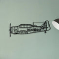 T33 2 Classic Aircraft Silhouette Metal Wall Art - Tinvibe