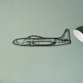 T33 3 Classic Aircraft Silhouette Metal Wall Art - Tinvibe