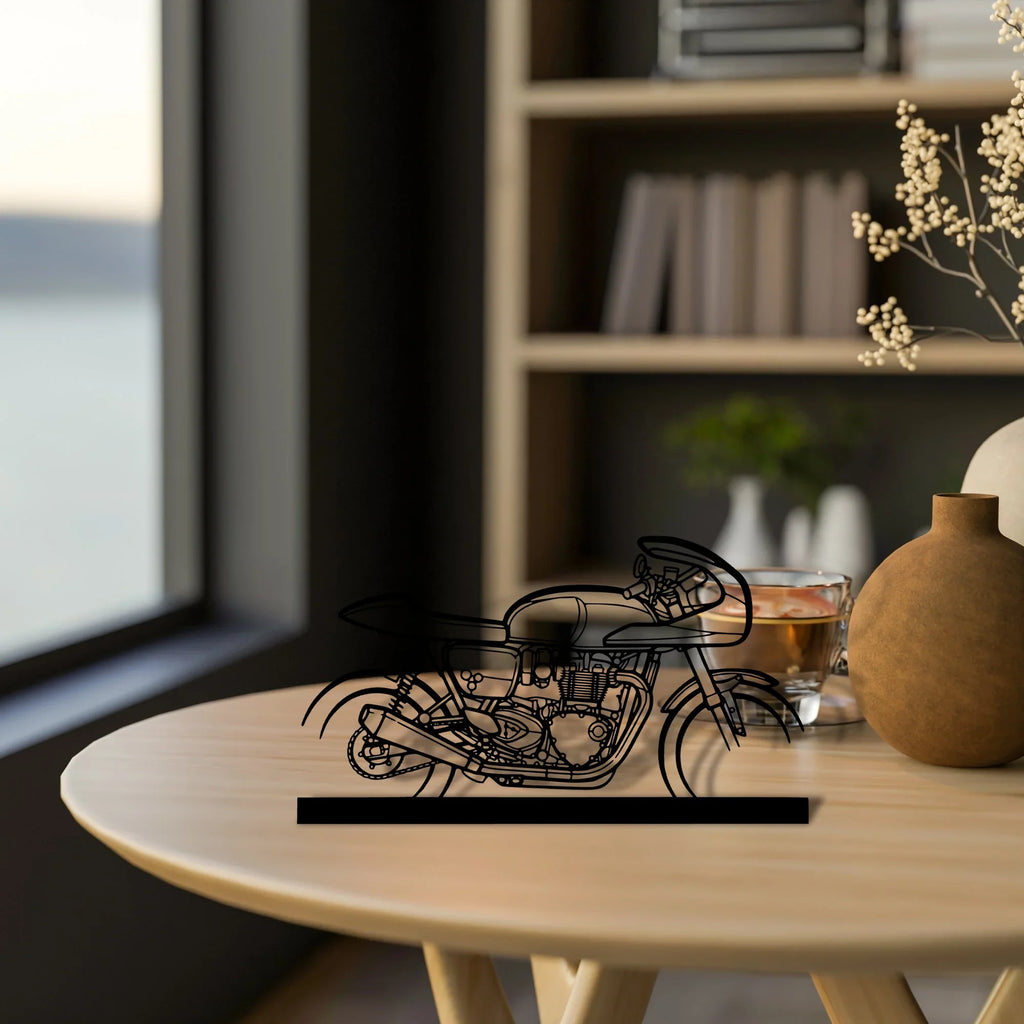 thruxton-tfc Silhouette Metal Art Stand - Tinvibe