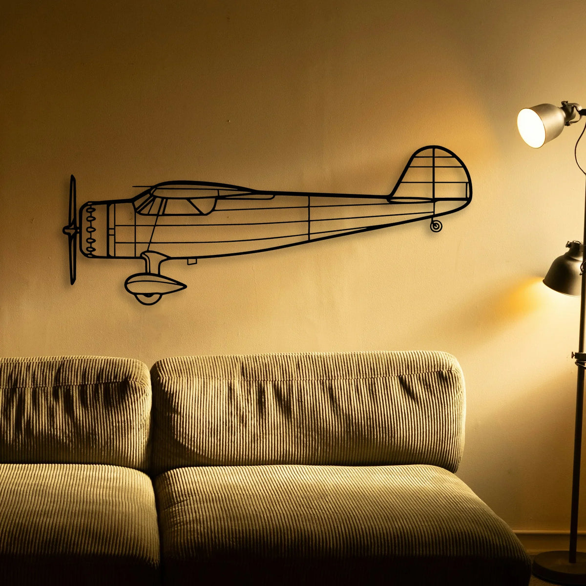 Tornado 10 Classic Aircraft Silhouette Metal Wall Art - Tinvibe