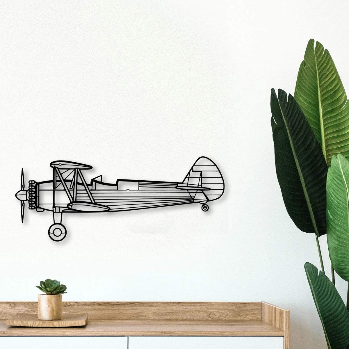 Tornado 11 Classic Aircraft Silhouette Metal Wall Art - Tinvibe