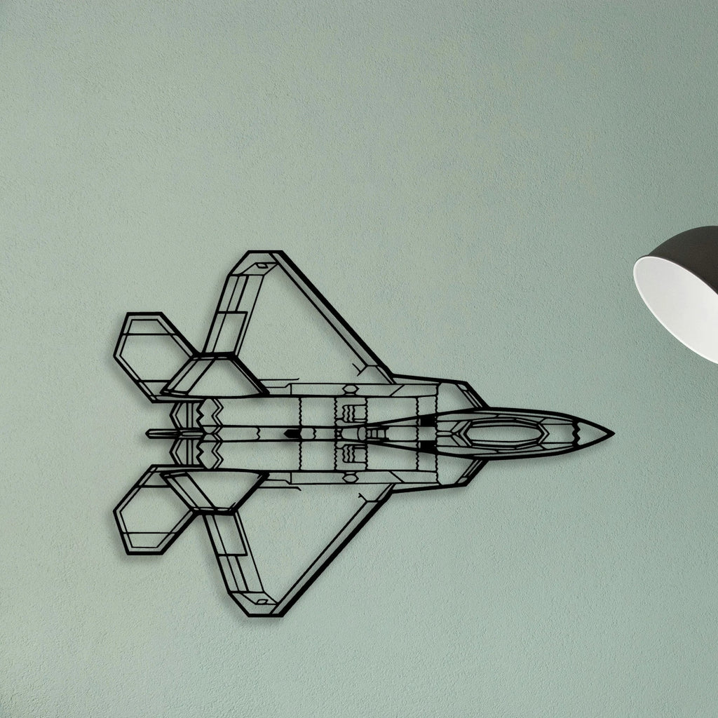 Tornado 2 Classic Aircraft Silhouette Metal Wall Art - Tinvibe