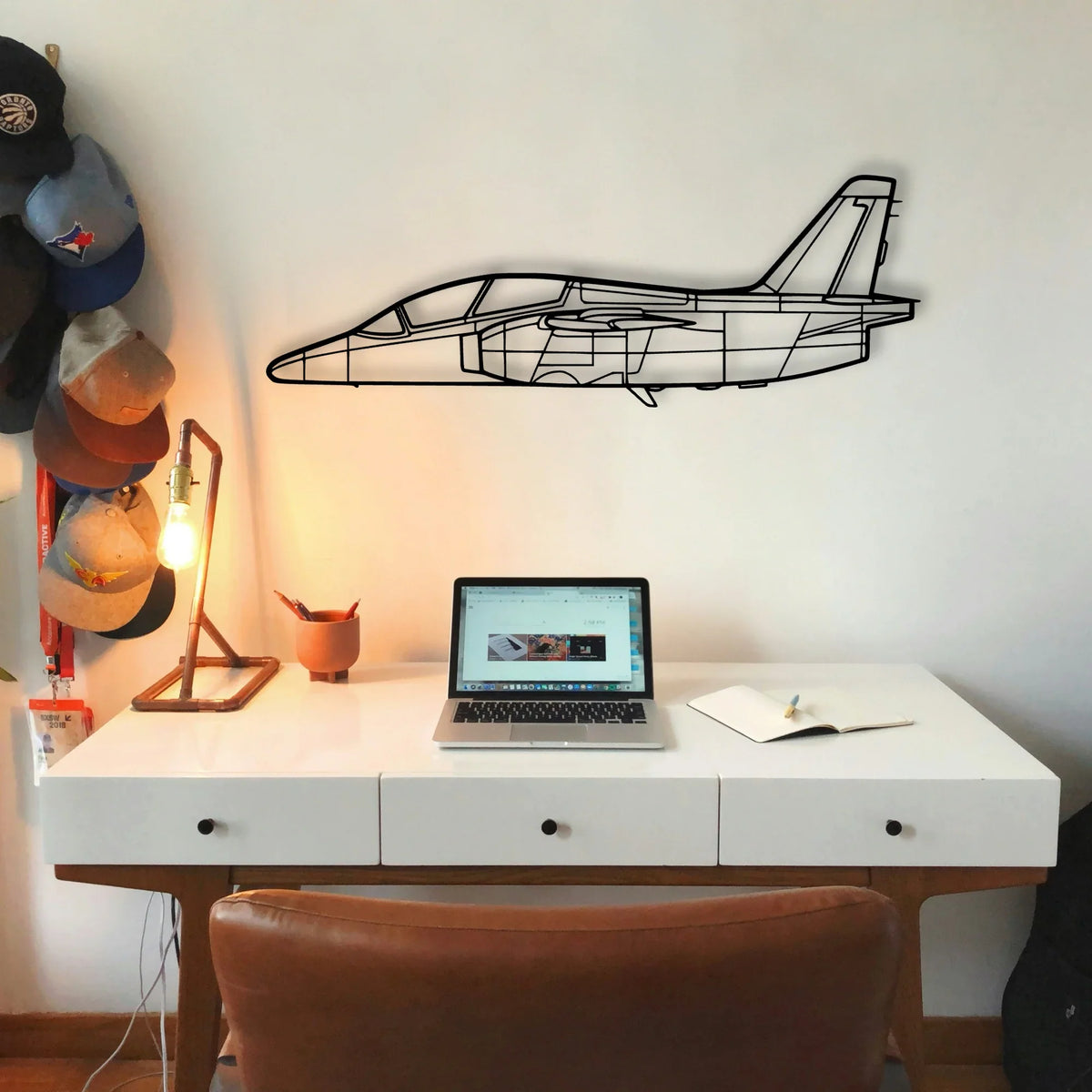 WT9 Dynamic Classic Aircraft Silhouette Metal Wall Art - Tinvibe