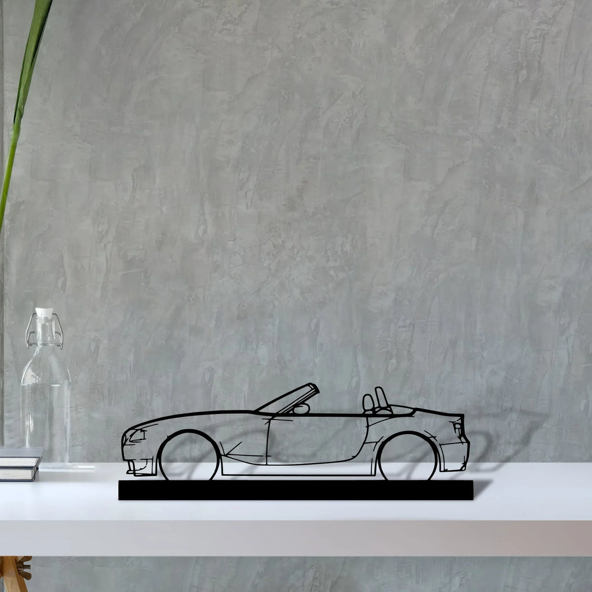z4m-roadster-e85 Silhouette Metal Art Stand - Tinvibe